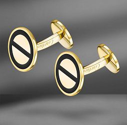 продажа Золотые запонки Cartier Love в салоне «Emporium Gold»