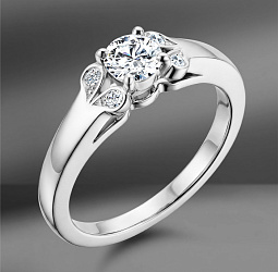 продажа Кольцо из платины с бриллиантами Cartier Ballerine в салоне «Emporium Gold»