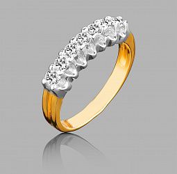 продажа Золотое кольцо с бриллиантами 0.45Ct  в салоне «Emporium Gold»