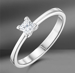 продажа Золотое кольцо с бриллиантом 0.21 Ct в салоне «Emporium Gold»