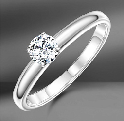 продажа Золотое кольцо EPL с бриллиантом 0.33 Ct в салоне «Emporium Gold»